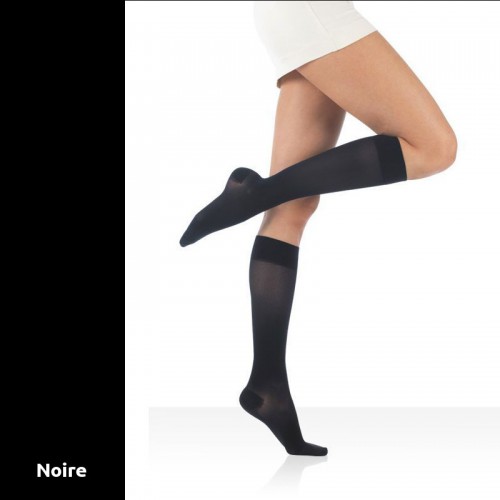 Chaussettes de contention Actys 20 Noires Classe 2