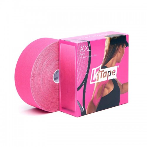 K Tape XXL Bande adhésive rose 5cm X 22 m