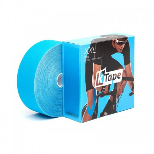 K Tape XXL Bande adhésive bleue 5cm X 22 m