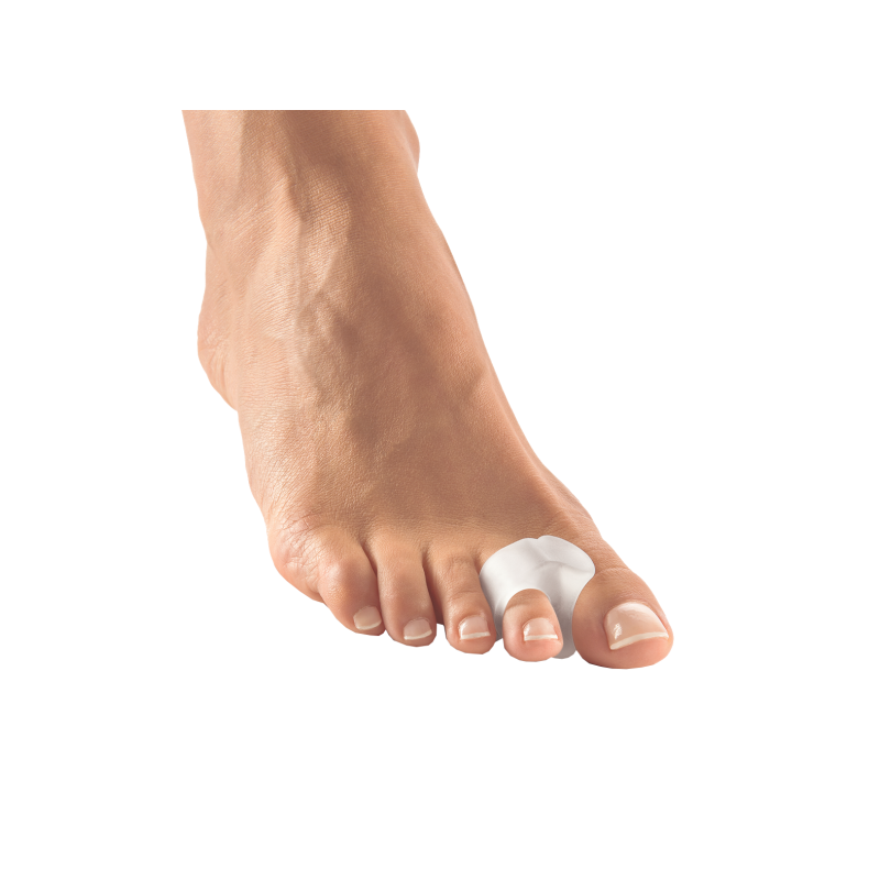 ecarteur orteil avec bague silicone pour halllux valgus