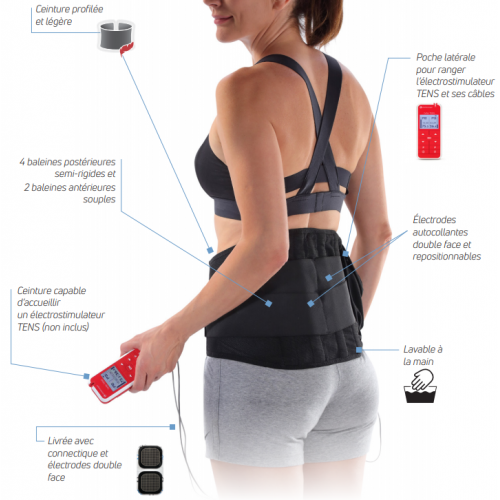 TENS Belt Ceinture Lombaire de neurostimulation