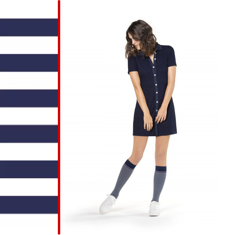 Sigvaris Chaussettes de contention Femme Marinière veinomed.com