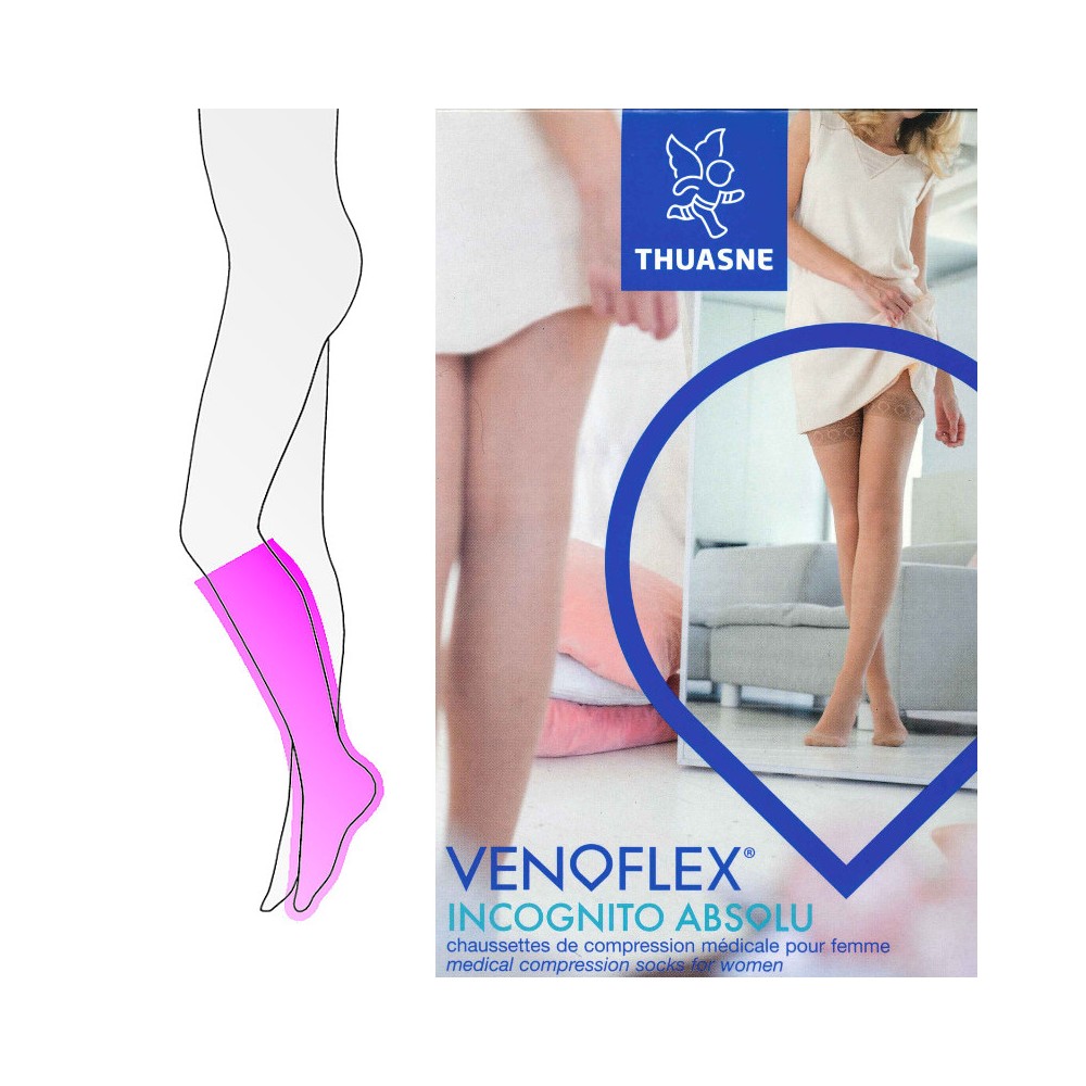 Chaussettes de contention (Femme) Venoflex Fast Coton Classe 2