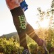 Chaussettes de compression CEP running Noires et Rose